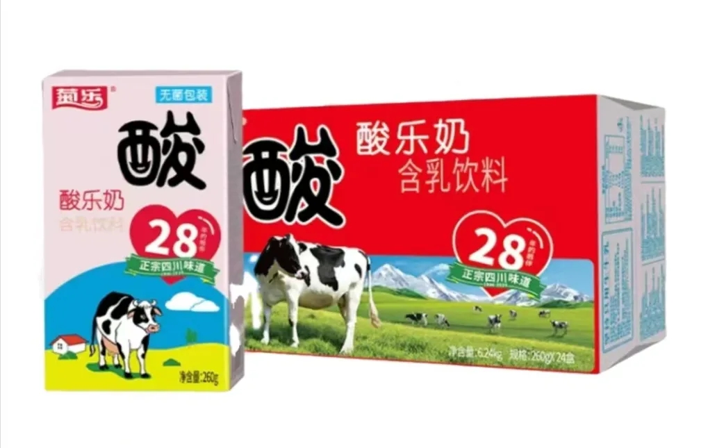 菊乐酸乐奶含乳饮料介绍