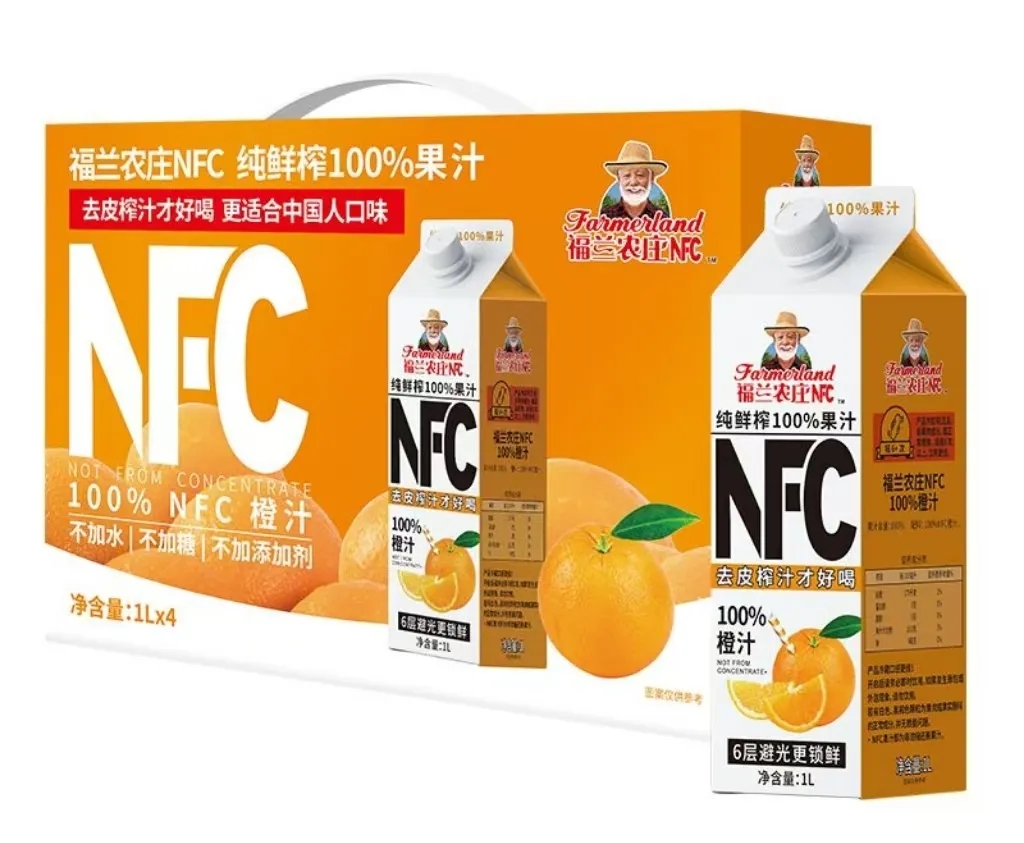 福兰农庄NFC100%橙汁介绍