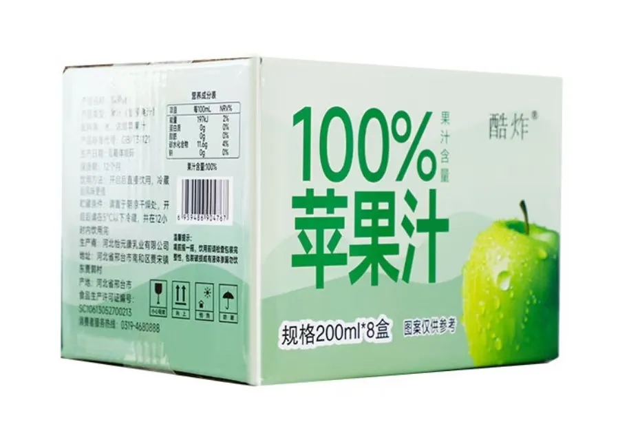 酷炸100%苹果汁介绍