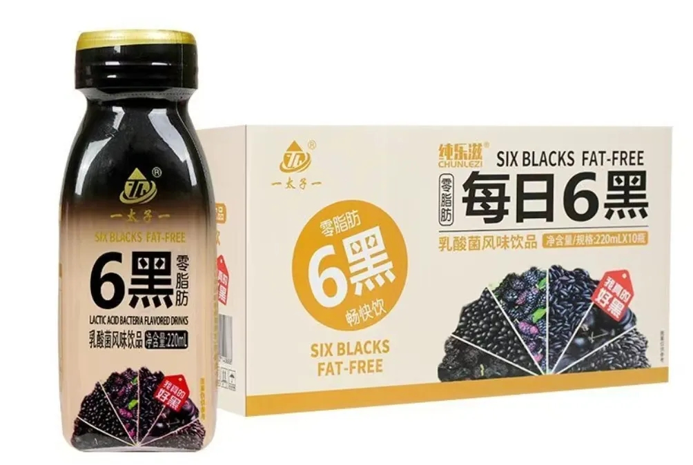 纯乐滋6黑乳酸菌风味饮品介绍