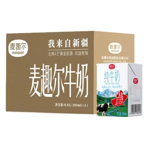 麦趣尔纯牛奶介绍