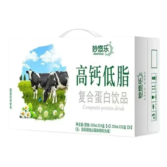 妙悠乐高钙低脂复合蛋白饮品介绍