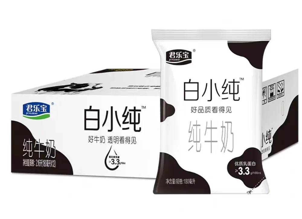 君乐宝白小纯纯牛奶介绍